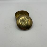 Шкатулка латунная. Италия. Арт 3097