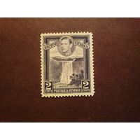 Британская Гвиана( ныне Гайана) 1938 г.Король Георг VI и водопад Кайетур./04а/