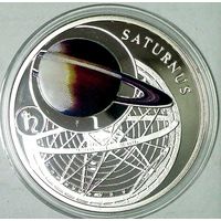 РАСПРОДАЖА!!! - БЕЛАРУСЬ 10 рублей 2012 год "Солнечная Система - САТУРН" (серебро) - PROOF!