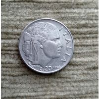 Werty71 Италия 20 чентезимо 1940 Муссолини