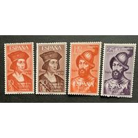 Испанские колонии. Сахара 1961. Личности 4 марки 228-231