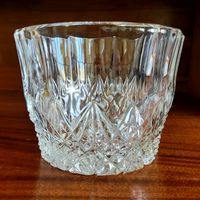 Конфетница/салатник, хрусталь,  алмазная грань.