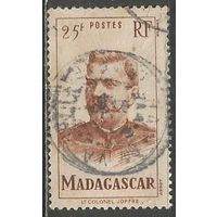 Французский Мадагаскар. Лейтенант Жоффре. 1946г. Mi#405.