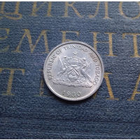 10 центов 1980 Тринидад и Тобаго Без отметки монетного двора #01 aUNC