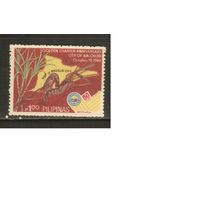 Филиппины-1988(Мих.1898) , **  , Морская  Фауна , Креветки(одиночка)