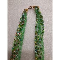 Винтажные бусы. Чехословакия.