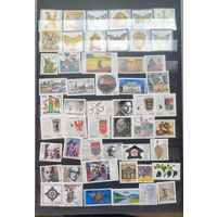 ФРГ - 1992 - Годовой набор -62  (63 )марок - MNH(отсутствует 1 марка)