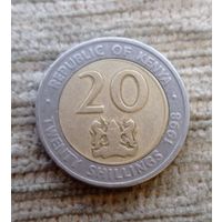 Werty71 Кения 20 шиллингов 1998 Биметалл