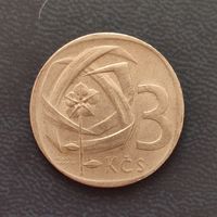 Чехословакия 3 кроны 1966г.
