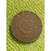 Китай Империя 10 кэш 1909 г ( Tienstin Сюаньтун )