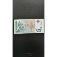 Банкнота Сербия 500 динар, 2007г