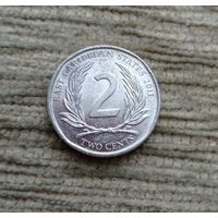 Werty71 Карибские острова 2 цента 2011 Елизавета 2  Карибы