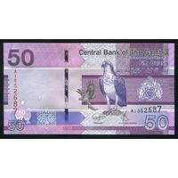 Гамбия 50 даласи 2019 г. P40a. Серия A. UNC