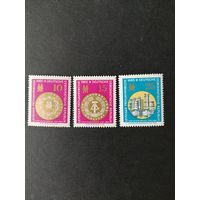 ГДР 1965 Полная серия марок "Весенняя торговая ярмарка в Лейпциге" (чистые**) Mi.1090-1092 каталог 1.20 евро