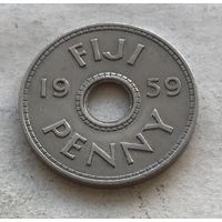 Фиджи 1 пенни 1959 Елизавета II
