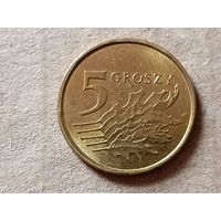 Польша 5 грошей, 2021г. (Н)