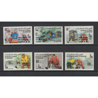 Мавритания 1979** Хоккей с шайбой Зимние Олимпийские игры 1980 в Лейк-Плэсиде, Надпечатка медали чемпионов