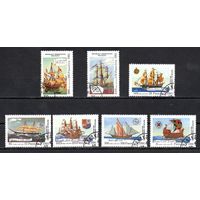 500 лет открытию Америки Мадагаскар 1991 год серия из 7 марок