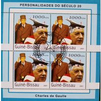 Гвинея-Биссау 2001. Шарль де Голль.