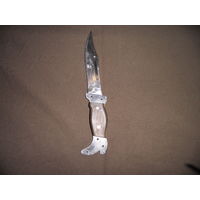 Нож охотничий(рукоять-сапог).С рубля.