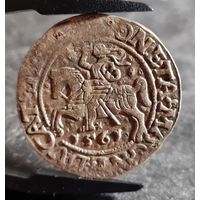 С РУБЛЯ! много лотов, Полугрош, 1/2 гроша 1561 года, Сигизмунд II, м.д. Вильно, Литва ХОРОШИЙ!