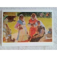 Соцреализм. Якупов. Сильные люди (молодые доярки...)