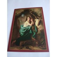 Открытка 2012г. А.Гараускi. Марыя Магдалiна, якая каецца.