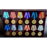 КОЛЕКЦИЯ МЕДАЛЕЙ В ПЛАНШЕТЕ 12 ШТУК   (копия)