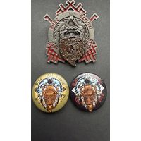 Байкерские значки, Лида( два детских, разные и взрослый)