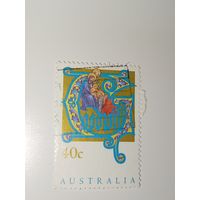 Австралия год 1993.  Рождество, Религия.