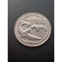 США 25 центов  2017 г. P - Национальный памятник Эффиджи-Маундз