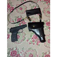 Пистолет резиновый с кобурой ВМФ С рубля!