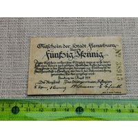 Германия-нотгельд     50 пфенингов  Flensburg 1919