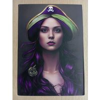 О-10. ПОДПИСАННАЯ ОТКРЫТКА НИДЕРЛАНДЫ. ПИРАТКА.