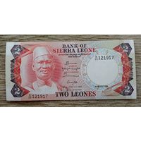 Werty71 Сьерра-Леоне 2 леоне 1984 банкнота