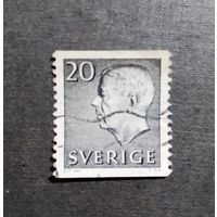 Марка Швеция 1961 год Король