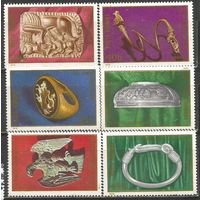 Румыния. Археология. Артефакты. 1978г. Mi#3548-53. Серия.