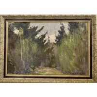 Дучиц Н.В Беларусь, 1958г. Холст, картон, масло. Размер 37,5х57 см.