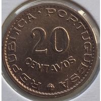 Ангола 20 сентаво 1962 г. В холдере