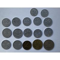 Монеты ВНР, форинты и филлеры, разные.