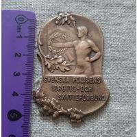 Старая медаль Швеции. Тяжёлая Атлетика, 1961 год. Распродажа коллекции!