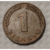 Германия 1 пфенниг, 1950 "J" - Гамбург (14-15-33)