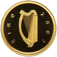 Ирландия. 20 евро 2007г. Карлсфельд "Культура Кельтов" золото 999.