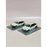 Волжский- 2108- 2 шт. (на запчасти -под конверсию) от DeAgostini масштаб 1:43