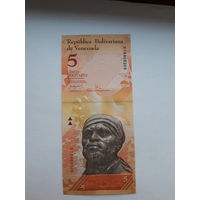 Венесуэла 5 боливаров 20.03 2007