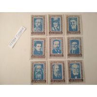 Спичечные этикетки ф.Туринск. Русские учёные