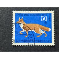 Германия 1967. Пушные звери. Лисица