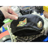 Берет танкиста ВС РБ на 57 размер.