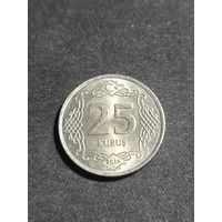 Турция 25 курушей 2016