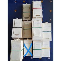 Холдеры Optima 50*50 мм для монет 17.5, 25, 27.5, 30, 35, 37.5, 39,5 мм, самоклеющиеся.